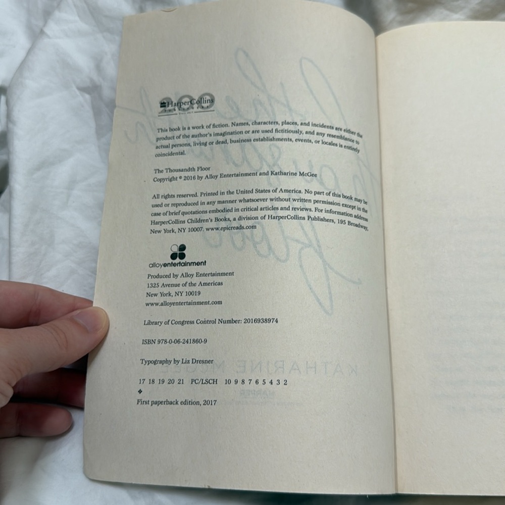 The Thousandth Floor by Katharine McGee paperback young adult book - Picture 16 of 16